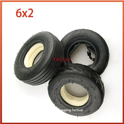 6x2 solid tire, 6x2 pneumatic tire inner tube, suitable for electric scooter, solid tire, 6 inch tire, F0 pneumatic cart
