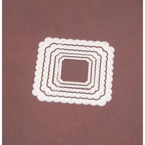 Lace Frame Metal Cutting Dies Scrapbooking Craft Mold Cut Die Stencil Handmade Paper Card Make Template Embossing 2021 New