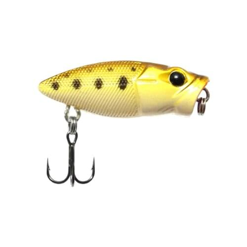 BassLegend - Fishing Topwater Surface Popper Baby Popper Mini Pop Bass Pike Trout 40mm/3g