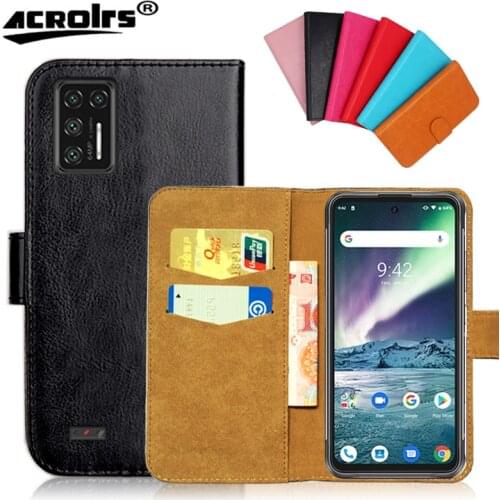 UMIDIGI Bison GT Case 6.67" 6 Colors Flip Wallet Cases For UMIDIGI Bison GT 6.67" Soft Exclusive Leather Phone Cover Bag Black