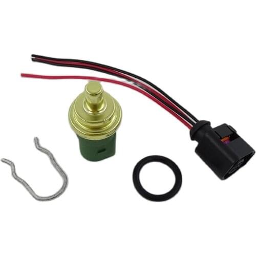 Engine Coolant Temperature Sensor & Plug Cable For A2 A3 A4 A6 TT Passat Golf Bora Octavia Seat 059919501A 4B0973712 4B0 973 712