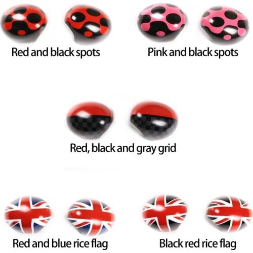 For MINI COOPER F54 F55 F56 F57 F60 2014-19 Car styling ABS plastic Car Rearview Mirror Protector Cover Sticker Car Accessories