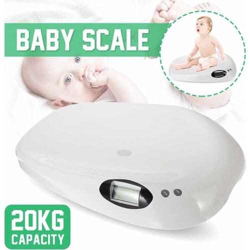 20kg/44lb Electronic Digital Scale Toddler Baby Scale Digital LCD Display Baby Infant Pet Home Weighing Scales New Arrival 2020