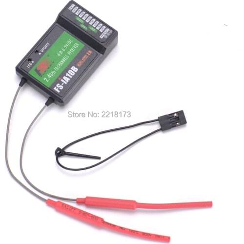 Flysky 2.4G 10CH FS-iA10B 10 Channels Receiver FS IA10B for Transmitter FS-I10 FS-I6S FPV RC Helicopter Quadcopter Aircraft