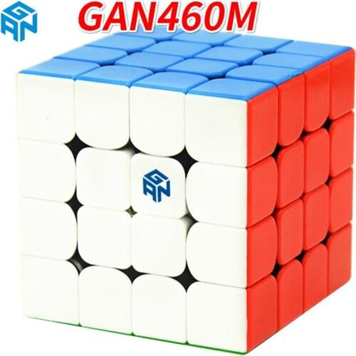 GAN 460 M 4*4 Magnetic Professional Speed Magic Cube GAN 460M 4x4x4 Puzzle Toys For Children Cubo Magic Gan Cube Magnetic