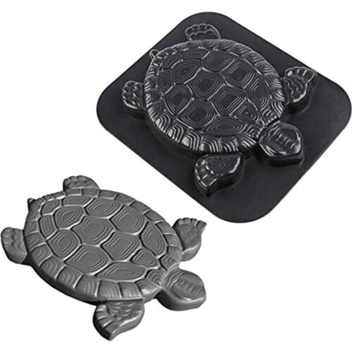 Stone Mold Practical Non-stick ABS Turtle Tortoise Shape Making Stepping Pathway Mold for Outdoor