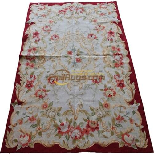 French aubusson rug chinese wool carpets 3d carpet Handmade Livingroom Carpet Square Rug Aubusson