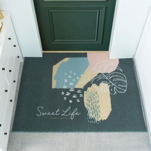 Leaves Freely Cutting Entrance Door Mat Carpet Living Room Mat Kitchen Mat Bath Mat Custom Mat Carpet Anti-slip Mat Home Doormat
