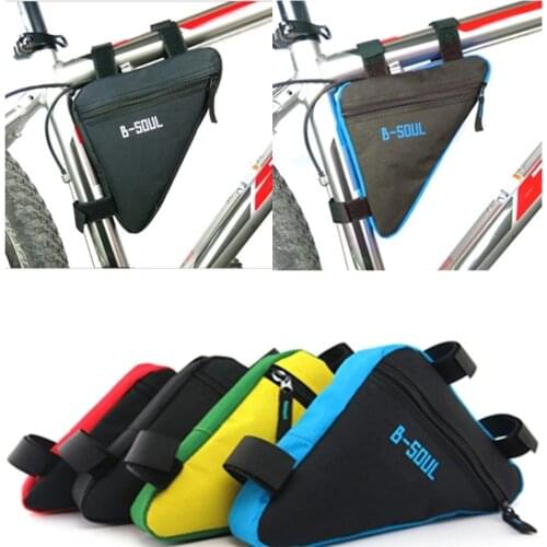 Bicycle Frame Front Tube Bag Cycling Bike Pouch Holder Saddle Panniers Outdoor Cycling Riding Bicycle Light Holder Accessories