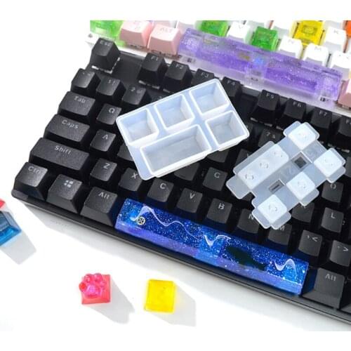 Mechanical Gaming Keyboard Resin Mold Computer PC Gamer Pet Paw Keycaps Molds