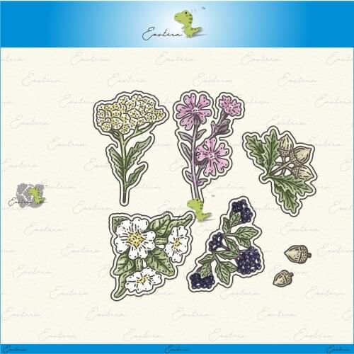 Woodland Wildflowers metal cutting dies 2021 new diy molds Scrapbooking Paper Making die cuts crafts