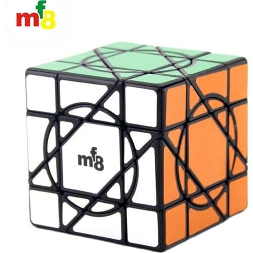MF8 Crazy Unicorn Hexahedron Magic Cube Puzzle mf8 Multi Cube Black cubo magico collect Educational Toys Games For Children Kids