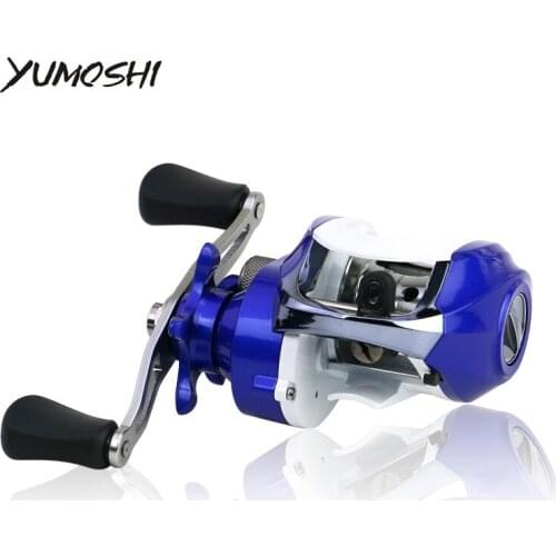New Fishing Reel Right Left Baitcasting Reel 6.3:1 Casting reel Magnetic Brake Metal ROCKER Metal spool hand reel Pesca GLA REEL