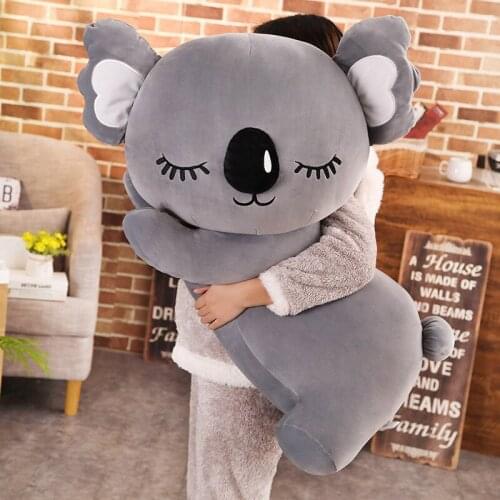 New Arrival Giant Size Koala Bear Sleeping Pillow Soft Stuffed Toy Koala bear Plush Toy Kids Gift New Birthday Gift