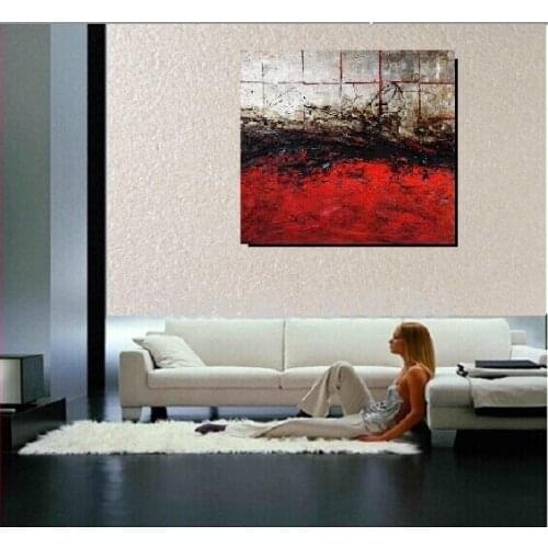 Handpainted Oil Painting on Canvas Modern Wall Art Abstract pictures for Room Decorations Best Quality Hang Wall Art Best Gift