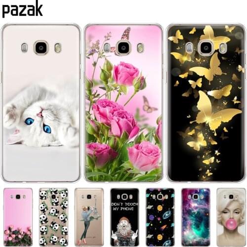 Silicon Case For Samsung Galaxy J7 2016 Case J710 J710F Cover FOR Samsung J7 2016 soft tpu phone protective pop printing coque