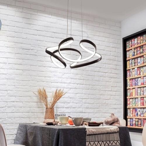 Modern Led Chandelier Chandelier Golden Brown Ceiling Chandelier Living Room Dining Kitchen Light Creative Bedroom Chandelier