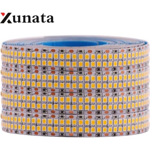 5M 12V 24V LED Strip Light 2835 Non Waterproof Ledstrip 480leds/m Smart Led Ribbon Home Decor Light White/Warm White Fita Led
