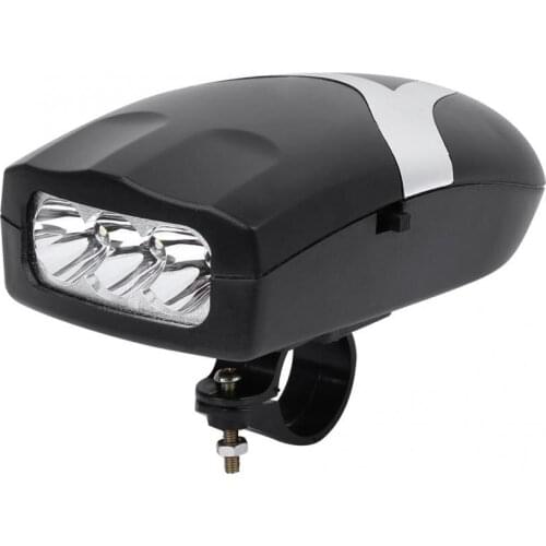 Bike Light with Electric Horn Waterproof 2 in 1 Universal 3 LED Bicycle Front Head Light Cycling Handlebar Bell Lamp