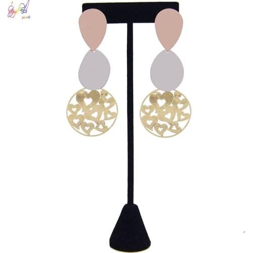 Yulaili Classic Style Earrings Fashion Jewelry Vintage Heart Shape Drop Earrings for Women 2020 Alloy Wedding Accessories