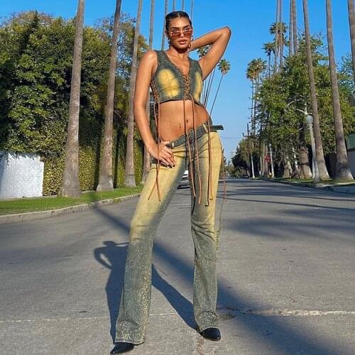 2021 High Waist Y2k Jeans Women Sexy Fashion Vintage Loose Casual Straight Denim Trousers Streetwear Summer Hot Womens Pants