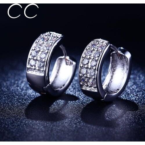 Vintage Punk Hoop Earrings For Women Fashion CC Jewellery Earrings For Party Boucle d'Oreille Femme E007