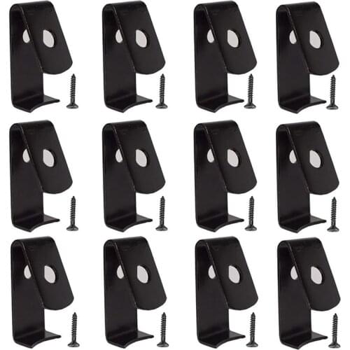 12Pcs Flower Pot Clips Hard Steel Plant Pot Hangers Hook Suit for 5 Inch to 8 Inch Pot Garden Decorate Plant Hanger