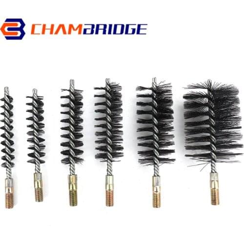 30-75mm Steel Wire Pipe Tube Brush Water Pipe M12 Sweep For Bottle Pipes Chimney Cleaning Brush