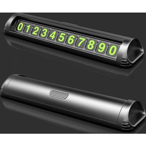 Car Temporary Stop Sign Temporary Car Parking Card Telephone Number Car Parking Card Stop Phone Number Card Plate Hidden Switch