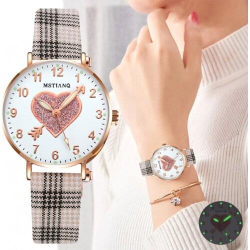 NEW Watch Women Fashion Casual Leather Belt Watches Simple Ladies' Small Dial Quartz Clock Dress Womens watches Reloj mujer