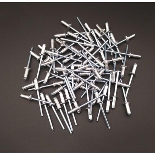 320 pcs/box M4.8 x 30mm aluminum alloy Domed Rivets With Steel Mandrels, pop rivets , decorating nails , rivets
