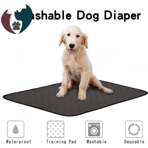 NEW Washable Dog Pet Diaper Mat Urine Absorbent Protect Diaper Mat Waterproof Reusable Training Pad Dog Car Seat Cover