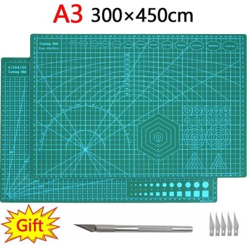 NEW Thickening A2 A3 Color Multifunction Pvc Self Healing Cutting Mat Cutting Pad Board Cutter Knife Craft Tool Office Supplies