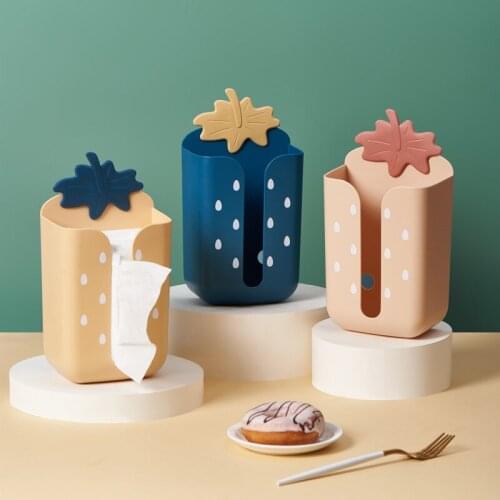 Creative Multi-functional Plastic Tissue Storage Box Toilet Kitchen Paper Extraction Box Lovely Modelling Home Acessories