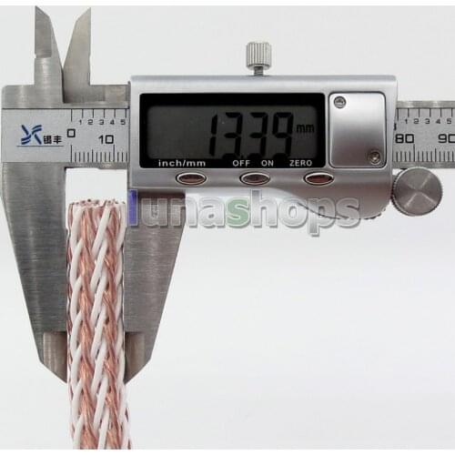 LN005754 1m Acrolink 24 16 Cores Cu Copper + Silver Plated Mix Braided Bulk Power Wire Cable For DIY Custom