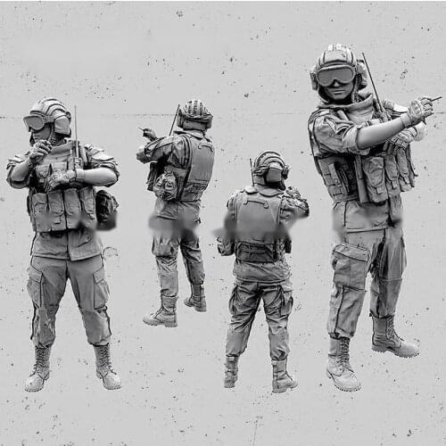 1/35 Resin White Model Resin Model Russian Special Forces Soldiers Need To Manually Color The Model Free Shipping