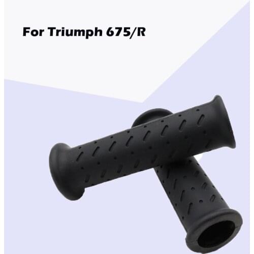 For Triumph 675/R Motorcycle Modified Parts Anti-skid Handlebars And Rubber Handlebars motorcycle handle bars