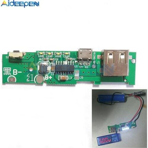 5V 1A Power Bank Charger Module Charging Circuit Board Step Up Boost Power Module For Xiaomi Mobile Power Bank DIY