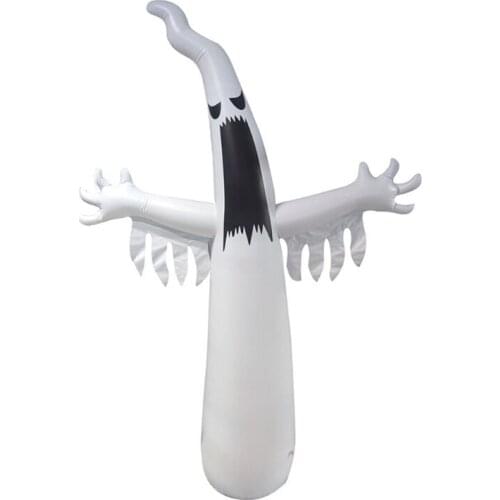 28EC 2.5m/98inch Blow Up Toy Halloween Inflatable Ghost Party Supplies Air Stuffed Luminous LED Decoration Novelty Gag Props