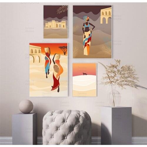 Nordic Canvas Painting Abstract Wall Art Golden Tree Pictures Home Decor Modular Hd Print Cuadros for Living Room Bar Decoration