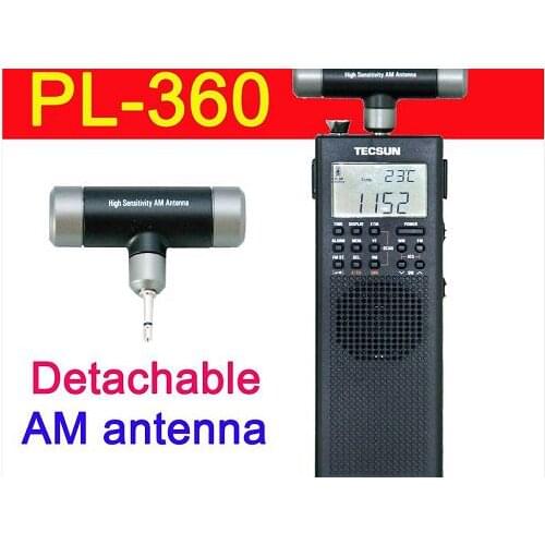 NEW TECSUN PL360 PLL DSP with ETM FM/ AM/ SW/ LW PL-360