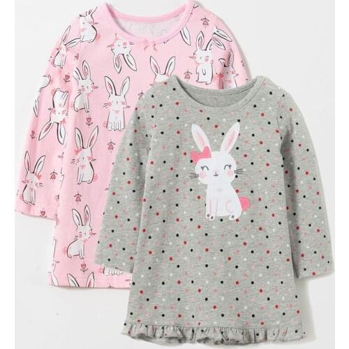 Bebe Girls Dresses Brand 100% Combed Cotton Children Clothing Infant Kids Princess Dress Summer Casual Cartoon Baby Girl Clothes