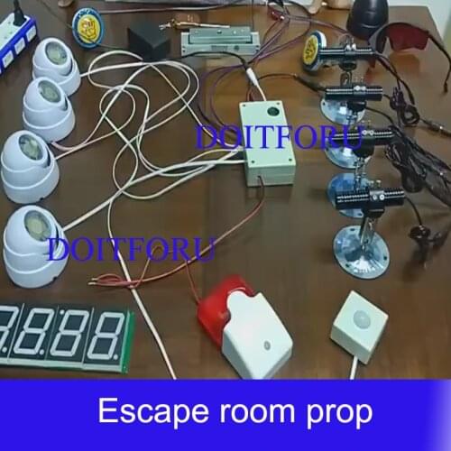 Escape room organ secret room escape props laser array laser maze prop