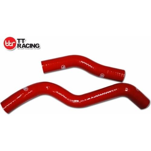 SA1407RE - Mitsubishi Lancer Evo 1 2 3 4G63 CD9A CE9A Silicone Radiator Hose Kit RED
