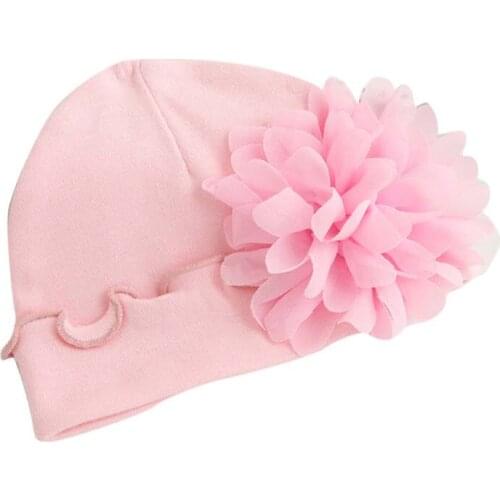 Baby Beanie Infant Newborn Baby Girls Infant Toddler Flower Hat Cotton Soft Hat Cute Baby Cap Fashion Cool Hat G0077
