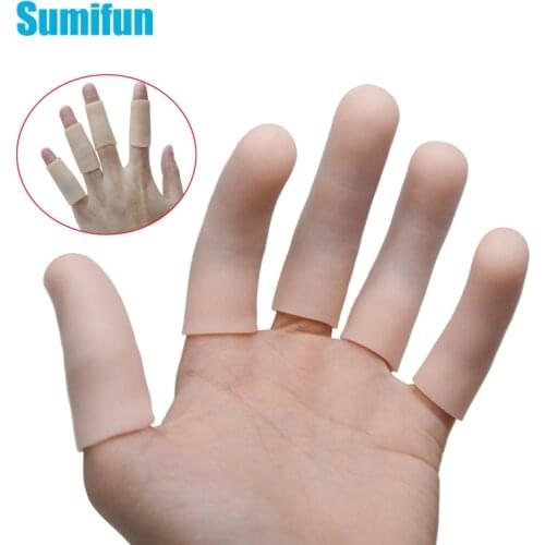 4Pcs Silicone Gel Tubes Finger Little Toe Protector Corn Blister Protect Pain Relief Toe Separators Foot Care Tool D2216
