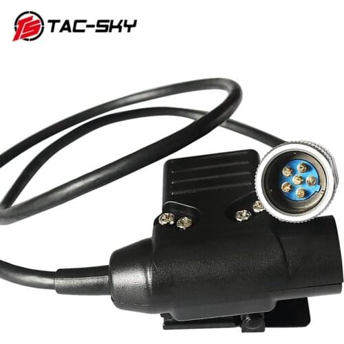 TAC-SKY AN / PRC 148 152 152A PTT U94 PTT 6-pin military PTT U94 PTT for AN / PRC 148 152 152A walkie-talkie model