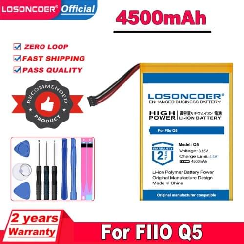 Top Brand 100% New 4500mAh 874866 Battery For Fiio Q5 Batteries