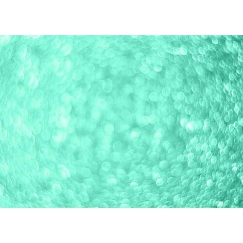 Green Glitter Flare Bokeh Photo Backdrop Vinyl Cloth Photography Backgrounds for Children Baby Birthday Prom Party Photoshoot