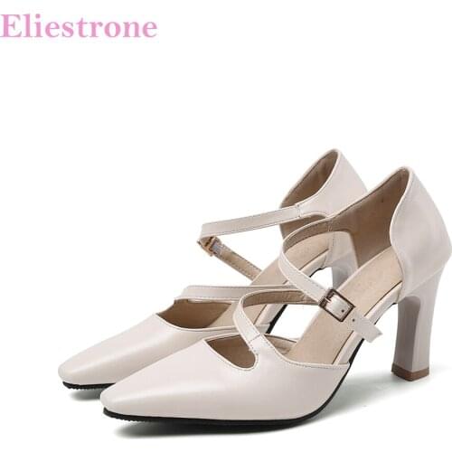 Summer Brand New Sweet Beige Yellow Women Dress Sandals Vouge High Heel Lady Nude Shoes Plus Big Small Size 32 11 43 46